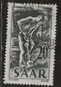 Saar |||  Scott # 215 - Used