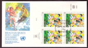 United Nations Geneva, First Day Cover, Sports