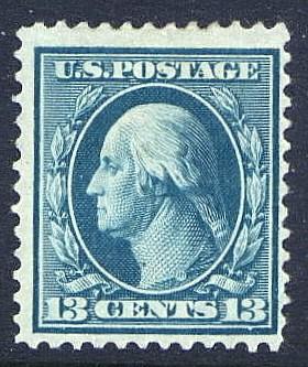 #339 VF Hinged OG 13¢ Washington-NICE STAMP!!!