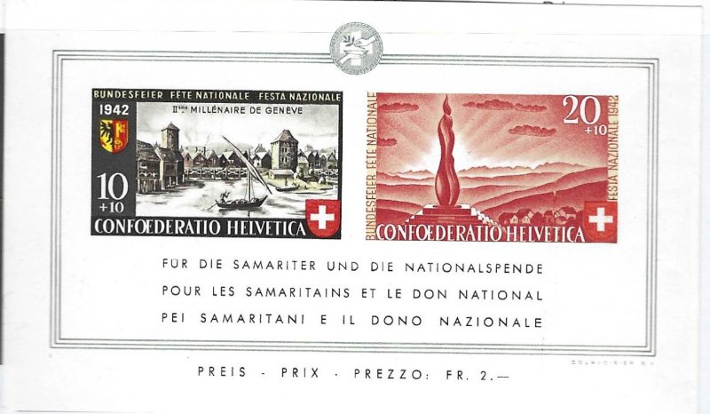 Switzerland SC B119 MNH VF SCV$82.50...Take a Look!