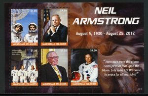 MARSHALL ISLANDS 2023 NEIL ARMSTRONG 10th ANNIVERSARY SHEET MINT NH