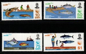 BRUNEI SG336/9 1983 FISHERY RESOURCES MNH