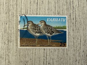 Vanuatu #697 Used, 25v, Birds, 2024 SCV $0.55