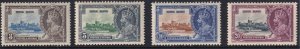 Hong Kong Sc# 147 / 150 KGV Silver Jubilee 1935 full set MLMH CV $73.75