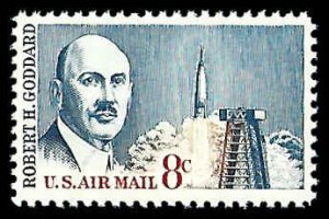 PCBstamps   US C69 8c Dr. Robert H. Goddard, MNH, (17)