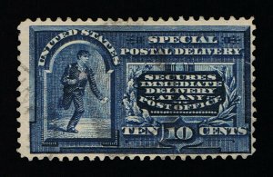 VERY AFFORDABLE GENUINE SCOTT #E4 FINE USED 1894 BLUE SPECIAL DELIVERY #11896