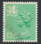 Great Britain Wales  SG W37a SC# WMMH20 Used  see scan 1 left side band