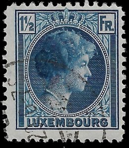 Luxembourg 1927 Sc 184 U vf