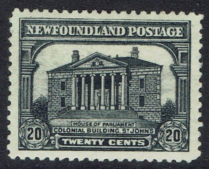 NEWFOUNDLAND 1929 PARLIAMENT BUILDING 20C PERKINS BACON PRINTING 