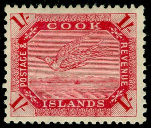 COOK ISLANDS SG46, 1s carmine, LH MINT. Cat £27.