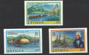 Antigua Scott # 369-373 MNH