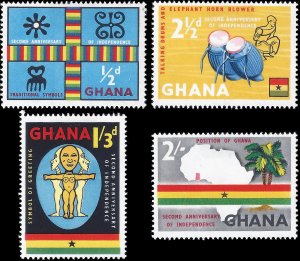 Ghana 1959 Sc 62-65 M lh