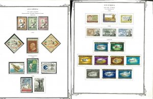 Colombia 1959-1990 Mint (mostly) & Used on a mix of Mostly Scott Pages