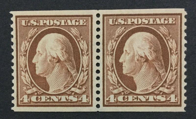 MOMEN: US #354 PAIR MINT OG H #28014