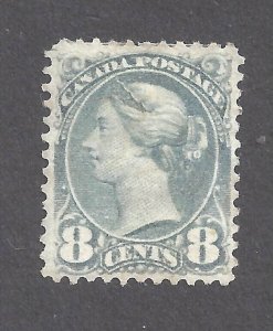 CANADA # 44a MINT VF MOGH 8c BLUE-GREY SMALL QUEEN BS26578