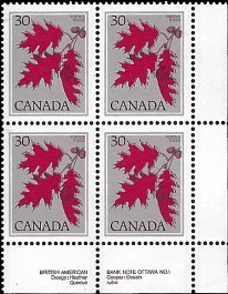 CANADA   #720 MNH LOWER RIGHT PLATE BLOCK  (4-2)