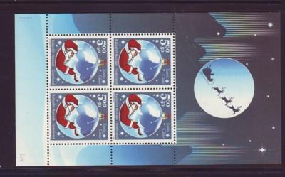 Greenland Sc B28a 2003 Christmas stamp sheet mint NH