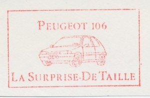 Meter cut France 1992 Car - peugeot 106