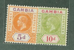 Gambia #77/80 Unused Single (King)