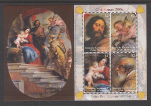 Grenada Grenadines 2646 Christmas Souvenir Sheet MNH VF