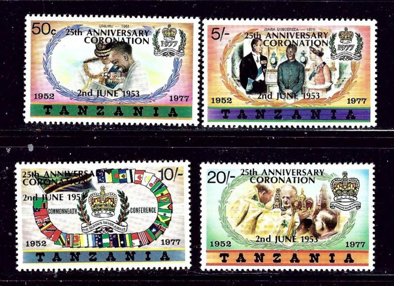 Tanzania 99-102 MNH 1978 Overprints