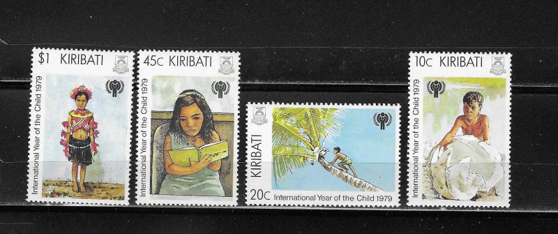 Kiribati SC#345-348 Year of The Child 1979 Mint Hinged