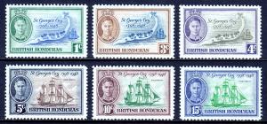 British Honduras - Scott #131-136 - MH - SCV $6.00