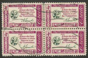 1143 Used VF Block of 4