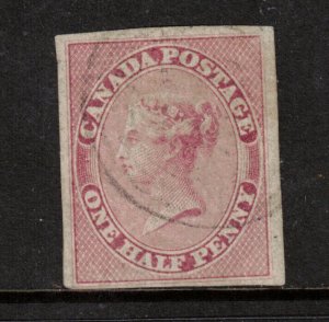 Canada #8b Very Fine Used - Minute Corner Crease At Lower Right