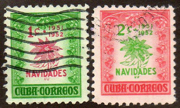 Cuba  Scott  469-470  Used  Complete