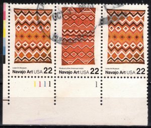 USA - Scott 2237-2238 w/ Plate No & Circular Cancel