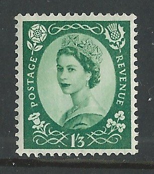 Great Britain # 307  QE II - 1sh3d. Definitive   1953  (1) Mint NH