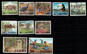 Zambia #135-44 definitives