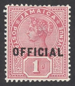 Jamaica Sc# O3 MH 1890-1891 1p Victoria Official Overprint