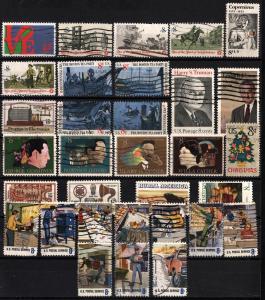 Commemoratives of 1973 (32 Stamps) Used