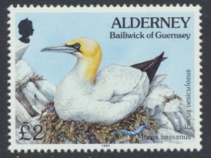 Alderney  SG A77  SC# 87  Birds  MNH  see scan