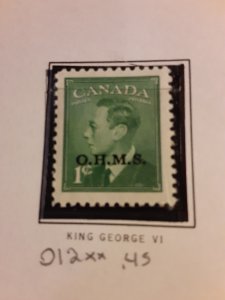 +Canada #O12           MNH
