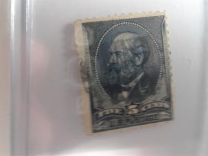 SCOTT # 216 USED BANK NOTE  1882 SOUND