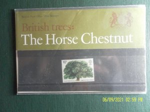 GB 1973 The Horse Chestnut Presentation Pack No.58 mint unmounted