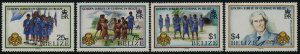 Belize 873-6 MNH Girl Guides,  Lady Baden-Powell, Flags