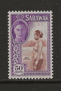 Sarawak Scott catalog # 191 Unused Hinged