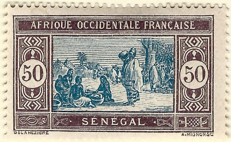 French Senegal (Scott #103) Mint F-VF...A piece of exotic History!