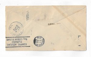 Cuba 1930 2 issues on FDC with cachet