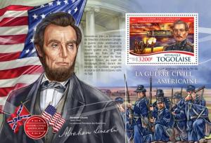 TOGO 2015 SHEET AMERICAN CIVIL WAR LINCOLN PRESIDENTS tg15301b