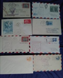 250+ covers! 60: CIVIL WAR &1800's ;WW I,WW II, FDC, first flight,airmail, RPO..