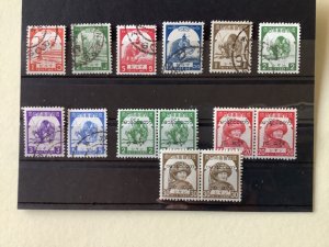 Burma Japanese  Occupation 1943 mint never hinged & used stamps A2939