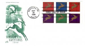 #3364-67 Deer Artcraft FDC