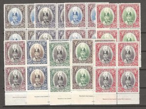 MALAYA/KEDAH 1937 SG 60/8 MNH Cat £1200