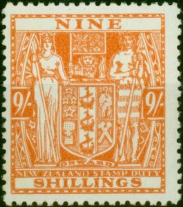 New Zealand 1946 9s Brown-Orange SGF200 Fine MNH