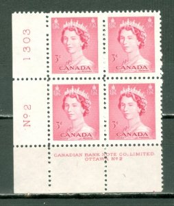 CANADA 1953 QE KARSH PORTRAIT #327 LL PL2 MNH...$1.50